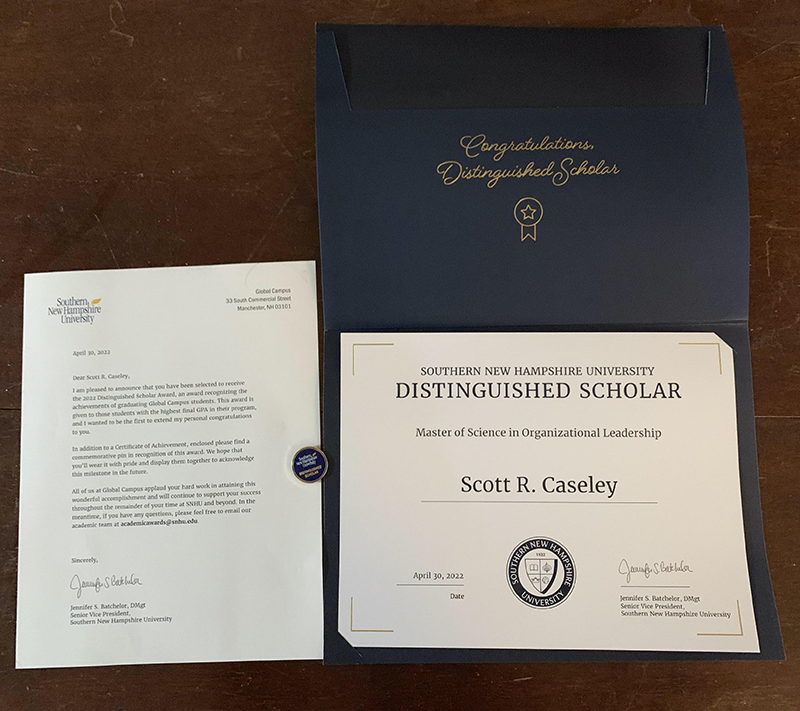 Distinguished Scholar Award